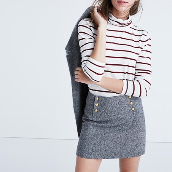 Madewell Dresses & Skirts - MADEWELL SEZANE Léonie herringbone 2 skirt